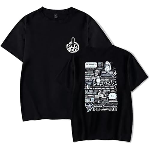 HTHDA Merch Sarah Connor Streetwear Sommer Loose Tops,Hip Hop Trend T-Shirt,Fan-Shirt Kurzarm,Rundhals Damen Herren,Schwarz,XL HTHDA Merch Sarah Connor Streetwear Sommer Loose Tops,Hip Hop Trend T-Shirt,Fan-Shirt Kurzarm,Rundhals Damen Herren,Schwarz,XL von HTHDA