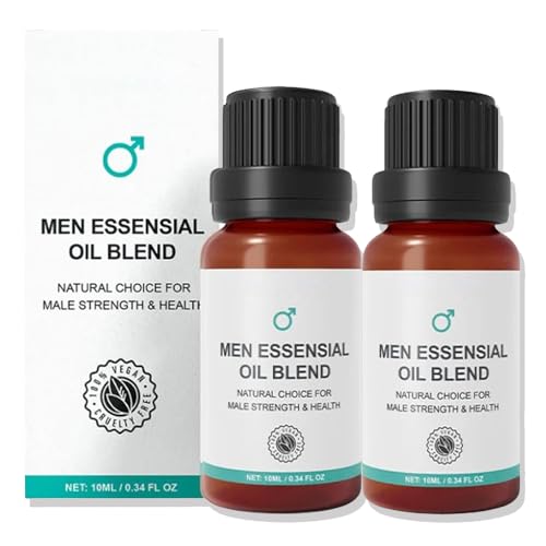 Qartel Essential Oil for Men, Men Essential Oil Blend Qartel, Men Essential Oil Blend Quartel, Mullend Männer ätherisches öl, ätherische ölmischung Für Männer Medilisk (2PCS) von HTIKH