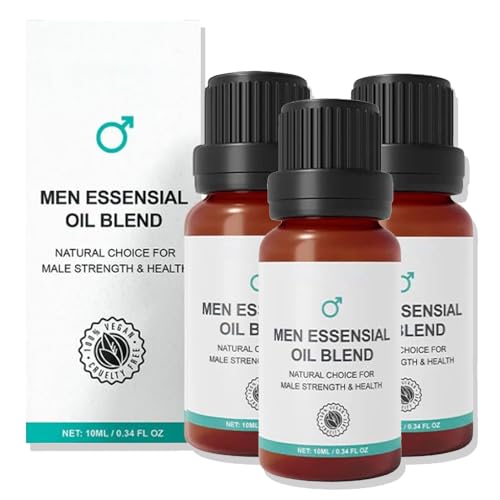 Qartel Essential Oil for Men, Men Essential Oil Blend Qartel, Men Essential Oil Blend Quartel, Mullend Männer ätherisches öl, ätherische ölmischung Für Männer Medilisk (3PCS) von HTIKH