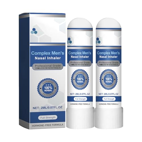 Testodrive Naseninhalator, Menstick Komplexer Naseninhalator Für Männer, 2ml/0.07fl.Oz (2PCS) von HTIKH