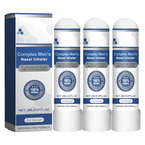 Testodrive Naseninhalator, Menstick Komplexer Naseninhalator Für Männer, 2ml/0.07fl.Oz (3PCS) von HTIKH