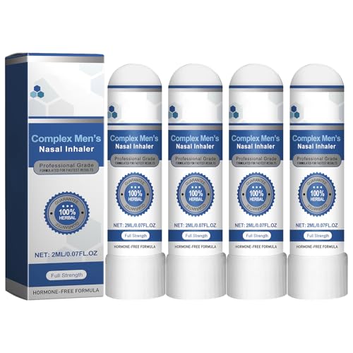 Testodrive Naseninhalator, Menstick Komplexer Naseninhalator Für Männer, 2ml/0.07fl.Oz (4PCS) von HTIKH