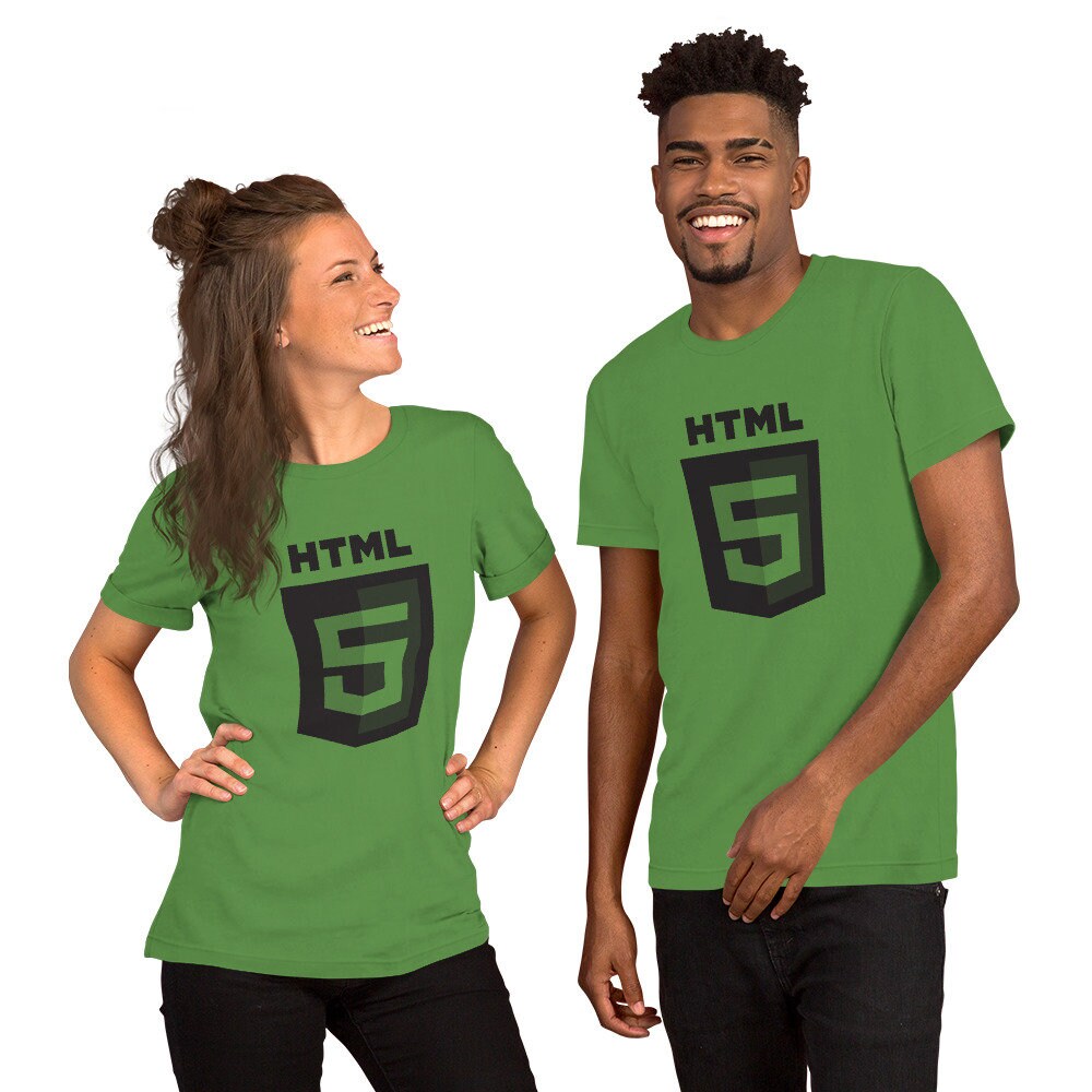 Html5 Logo - Kurzärmeliges Unisex T-Shirt Html5 Logo - Kurzärmeliges Unisex T-Shirt von HTMLZ