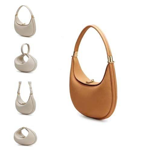 HTQFDC Damen Tasche, Leder Halbmond Tasche für Frauen Designer Umhängetaschen, verstellbare Schultergurte in vier verschiedenen Formen HTQFDC Damen Tasche, Leder Halbmond Tasche für Frauen Designer Umhängetaschen, verstellbare Schultergurte in vier verschiedenen Formen von HTQFDC