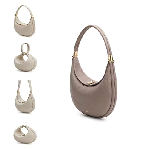 HTQFDC Damen Tasche, Leder Halbmond Tasche für Frauen Designer Umhängetaschen, verstellbare Schultergurte in vier verschiedenen Formen HTQFDC Damen Tasche, Leder Halbmond Tasche für Frauen Designer Umhängetaschen, verstellbare Schultergurte in vier verschiedenen Formen von HTQFDC