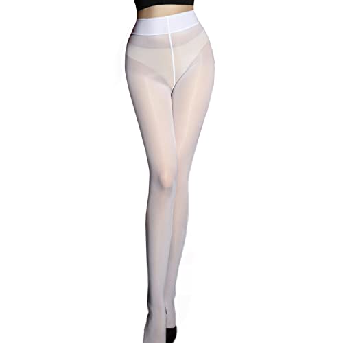 HTRUIYATY 8D Glanz Transparente Strumpfhose Ouvert/Nahtlose Strumpfhosen Für Leggings Nylonstrumpfhose Damen Sexy von HTRUIYATY