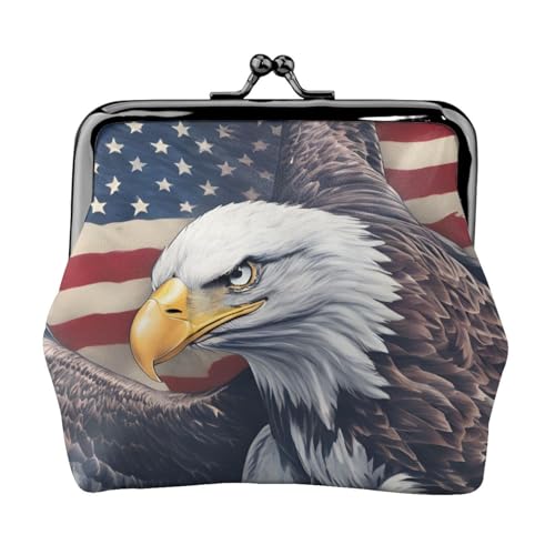 American Eagle Damen Leichte Geldbörse Exquisite Wasserdichte Kleine Münztasche von HTTUP