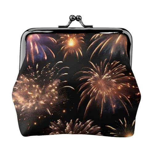 Explosion Firework Damen-Brieftasche, leicht, exquisit, wasserdicht, kleine Geldbörse für Münzen, Karten von HTTUP