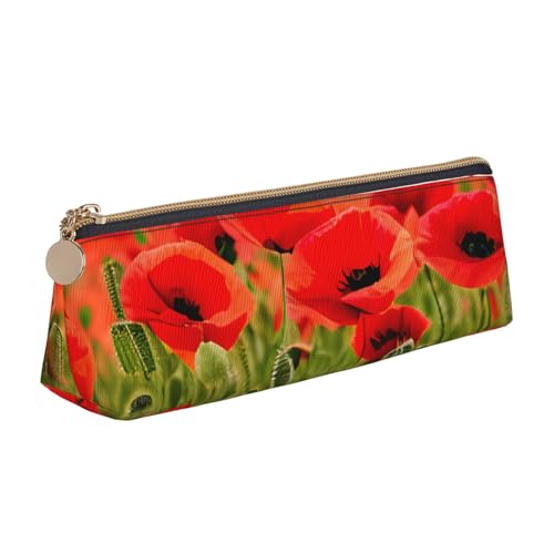 HTTUP Federmäppchen mit lebendigen Blütenblättern und Mohnblumen-Design, großes Fassungsvermögen, für Stifte, Make-up HTTUP Federmäppchen mit lebendigen Blütenblättern und Mohnblumen-Design, großes Fassungsvermögen, für Stifte, Make-up von HTTUP