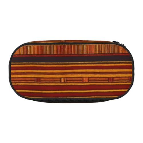 HTTUP Indianer-Muster-Druck, stilvoll, einzigartig, großes Fassungsvermögen, Unisex-Federmäppchen, Reißverschluss, Büro, Reisen, Make-up-Aufbewahrung von HTTUP