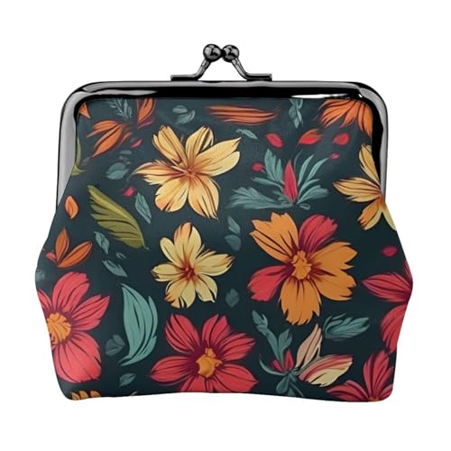 Hawaii Damen-Geldbörse, leicht, Blumenmuster, exquisite wasserdichte kleine Geldbörse für Münzen und Karten von HTTUP