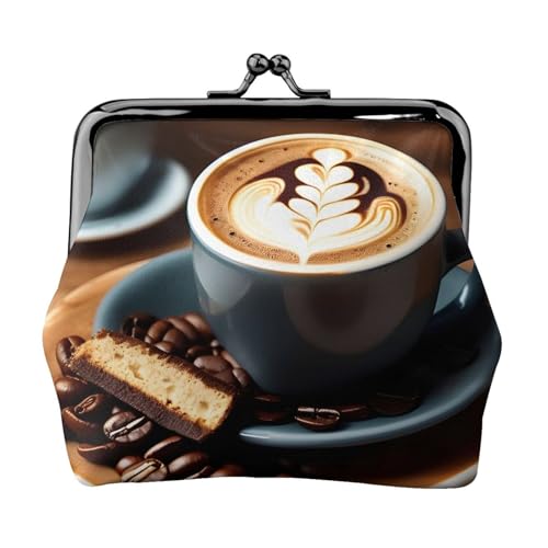 Köstlicher Kaffee-Druck, leichte Damen-Münzgeldbörse, exquisit, wasserdicht, kleine Tasche für Münzen, Karten von HTTUP