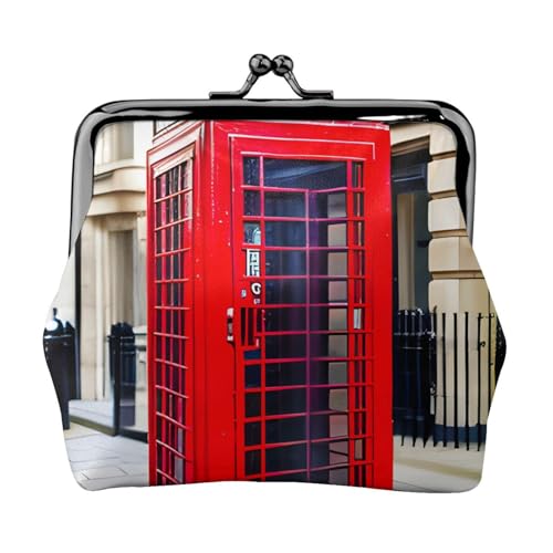 Leichte Damen-Münzgeldbörse mit Telefonzelle, exquisit, wasserdicht, kleine Tasche für Münzen, Karten von HTTUP