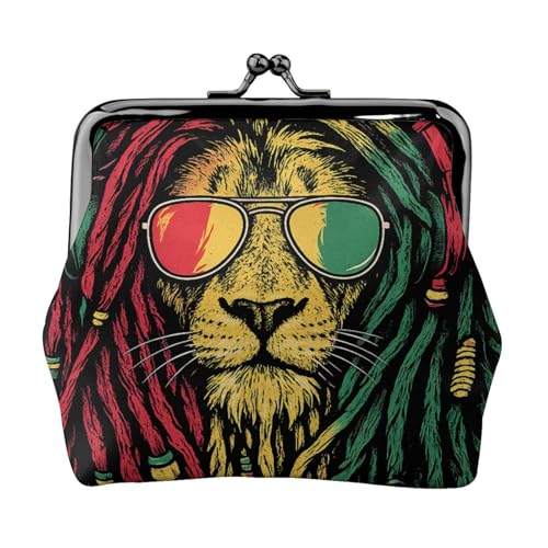 Löwe Geldbörse mit leichter Sonnenbrille für Damen, exquisite wasserdichte kleine Münztasche Löwe Geldbörse mit leichter Sonnenbrille für Damen, exquisite wasserdichte kleine Münztasche von HTTUP