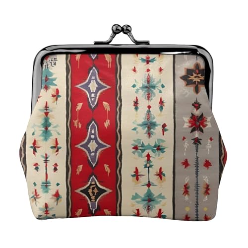 Navaho-Stil Druck leichte Damen-Münzgeldbörse exquisite wasserdichte kleine Tasche für Münzen Karten von HTTUP
