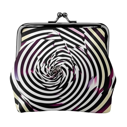 Spirale optische Täuschung Gif Druck Geldbörse leicht Damen exquisit wasserdicht kleine Tasche für Münzen Karten von HTTUP