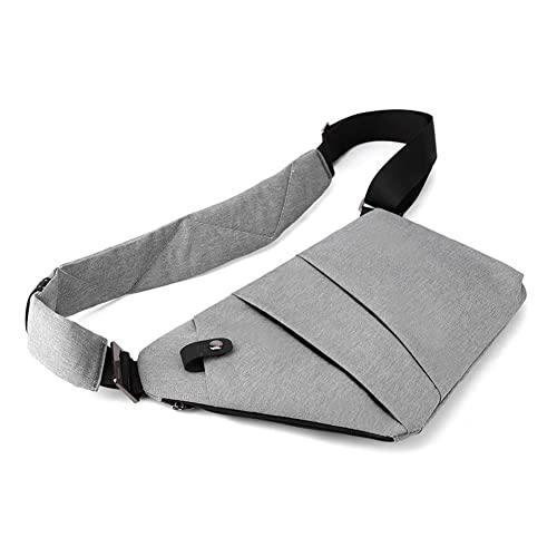 Brusttasche Anti-Dieb Männer Umhängetasche Verstellbarer Riemen Nylon Multifunktional Einfach Tragbar for Outdoor-Fitness von HTU