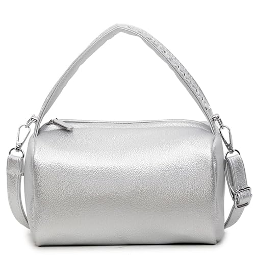 Crossbody -Taschen for Frauen One Recond Bag Fashion Ladies Handtasche (Silber) von HTU
