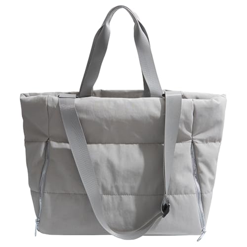 HTU Frauen Puffer Tasche Handtasche große Kapazität Casual gepolsterte Tasche Feste Farbstapfen -Tasche Damen Pendlertasche von HTU