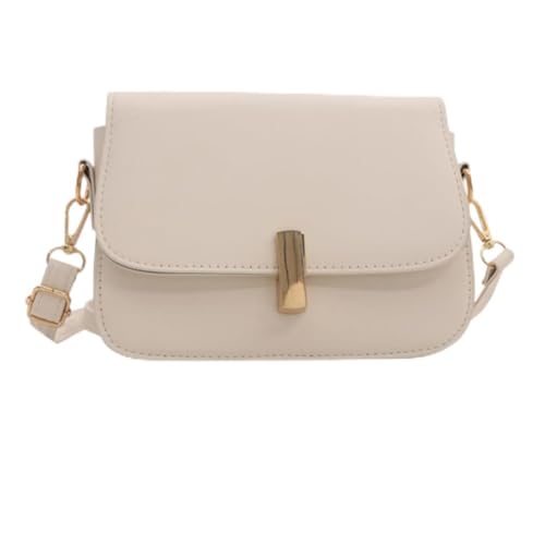 HTU PU Leder Sattel Crossbody Tasche lässig Modehandtasche for Frauen Dating (schwarz) von HTU