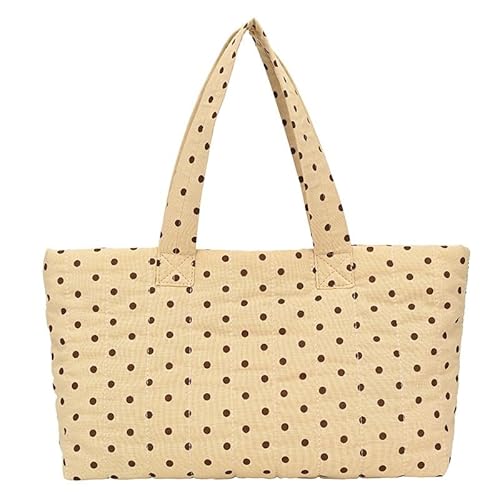 HTU Polka Dot Handtasche Top Griff schläfrige Geldbeutel for Frauen Mädchen (gelb) von HTU