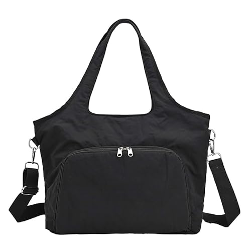 HTU Puffer Einkaufstasche Top Griff Handtasche Crossbody Tasche for Frauen Mädchen täglich (schwarz) von HTU