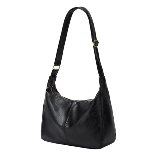 TOTE -Umhängetasche for Frauen mit Innenpreis Crossbody Bag PU Leder Verstellbares Hobo -Tasche for Reisearbeiten von HTU