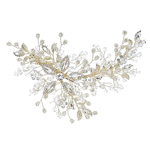 Braut Haarschmuck Handgemachte Haarspangen Braut Haarschmuck Hochzeit Headwear Clip von HTYHZIMS