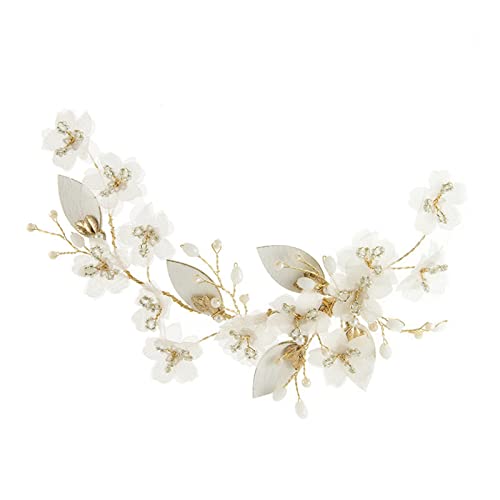 Braut Haarschmuck Seide Chiffon Blume Stück handgemachte Braut Hochzeit Haarschmuck von HTYHZIMS