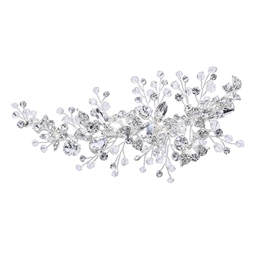 Braut Haarschmuck Strass Haarnadel Hochzeit Clip Handgemachte Hochzeit Braut Kopfbedeckung von HTYHZIMS