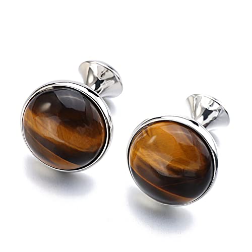 HTYHZIMS Manschettenknöpfe für Herren Manschettenknöpfe Herrenhochzeitsmanschettenknöpfe Manschettenlinks(E_18x18mm) von HTYHZIMS