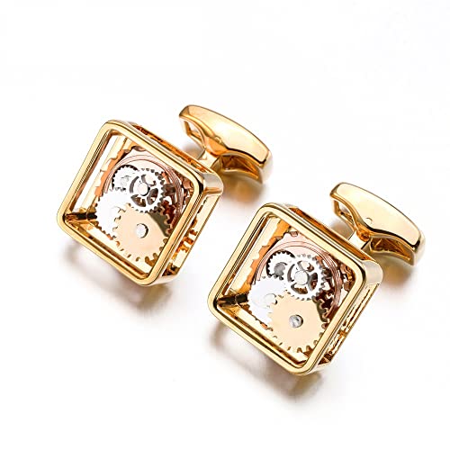 HTYHZIMS Manschettenknöpfe für Herren Manschettenknöpfe Manschetten Links Hochzeit Cufflinks for Männer(A_14.9mm) von HTYHZIMS