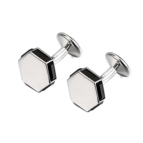 HTYHZIMS Manschettenknöpfe für Herren Manschettenknöpfe Metallmanschette Link for Herren Business Wedding HTYHZIMS Manschettenknöpfe für Herren Manschettenknöpfe Metallmanschette Link for Herren Business Wedding von HTYHZIMS