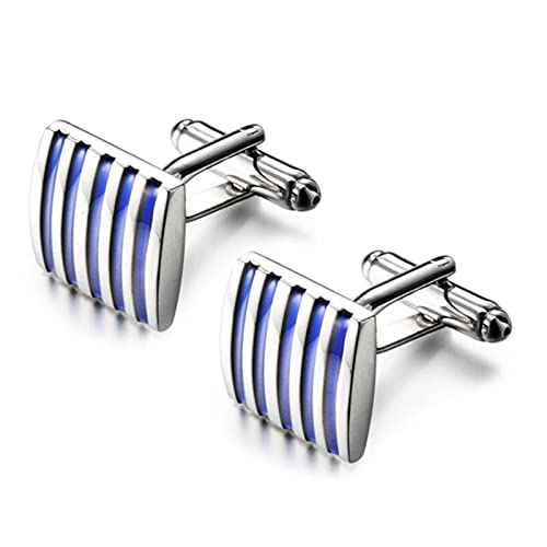 HTYHZIMS Manschettenknöpfe für Herren Manschettenknöpfe for Männer, Geschäft, Hochzeit, Party, eleganter Stil(D_17.8x17.8mm) von HTYHZIMS