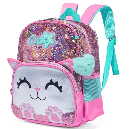 HTgroce Kinderrucksack Ab 3 Jahren Mädchen Vorschulrucksack Mädchen Kindergarten Kita Schulranzen Mädchen von HTgroce