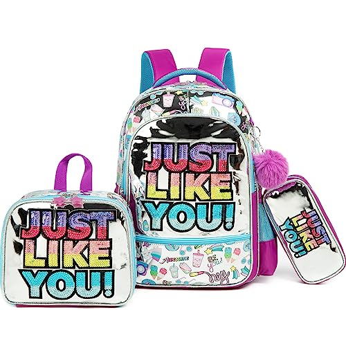 HTgroce Lila Kinderrucksack Mädchen,Rucksack Kindergarten,Schulranzen Mädchen 1-5. klasse, Leichte und Schultasche für Kinder im Alter von 6-11 Jahren von HTgroce