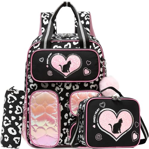 HTgroce Schulranzen Mädchen 4. klasse Schulrucksack Mädchen Rucksack Mädchen Teenager von HTgroce