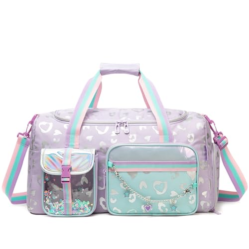 Sporttasche Kinder Mädchen Reisetasche Balletttasche Mädchen Schwimmrucksack Weekender Duffle Bag Sporttasche Kinder Mädchen Reisetasche Balletttasche Mädchen Schwimmrucksack Weekender Duffle Bag von HTgroce