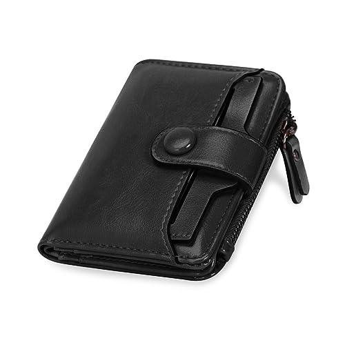 HUA ANGEL Elegant Damen Lange Geldbörse Große Kapazität Clutches Portemonnaie Reißverschluss Brieftasche Leder mit Unabhängig Mehreren Kartenfächern für Kreditkarten Barrechnungen Reisepass von HUA ANGEL