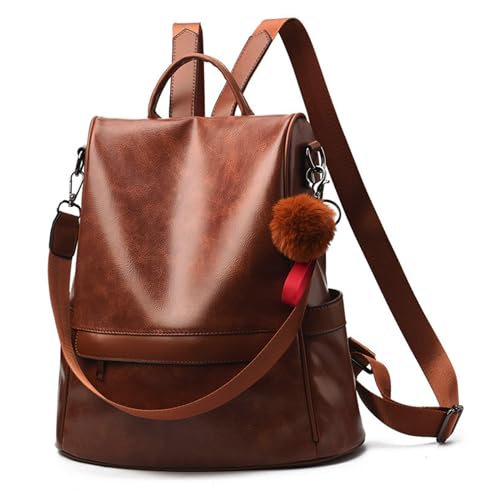 HUA ANGEL Eleganter Rucksack Handtasche 2 in 1 für Damen und Mädchen Moderner Cityrucksack für Stadtausflüge Alltag Reise Hochschule von HUA ANGEL