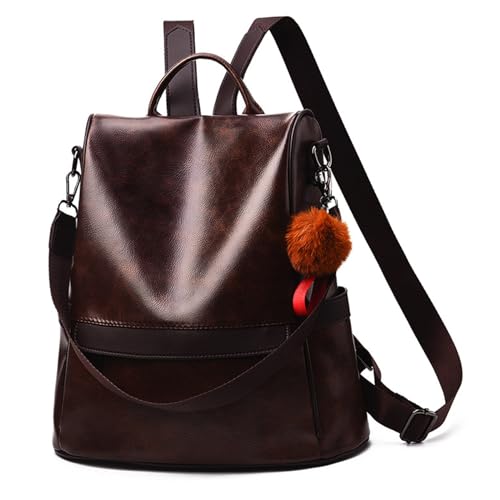 HUA ANGEL Eleganter Rucksack Handtasche 2 in 1 für Damen und Mädchen Moderner Cityrucksack für Stadtausflüge Alltag Reise Hochschule von HUA ANGEL