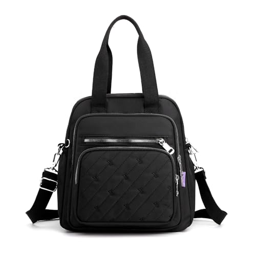 HUA ANGEL Eleganz Handtasche Damen UmhäNgetasche Mittelgroß Mit Mehreren FäCher FüR Handy Und GeldböRse Anti-Diebstahl Schultertasche Damen Crossbody FüR Sport Arbeit Einkaufen Reisen von HUA ANGEL