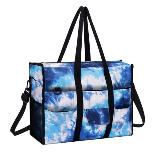 HUA ANGEL Große Wasserdichte Badetasche für Damen und Herren - kleine Reisetasche mit Vielen Taschen - Strandtasche Familie mit Reißverschluss für Weekender Shopper HUA ANGEL Große Wasserdichte Badetasche für Damen und Herren - kleine Reisetasche mit Vielen Taschen - Strandtasche Familie mit Reißverschluss für Weekender Shopper von HUA ANGEL
