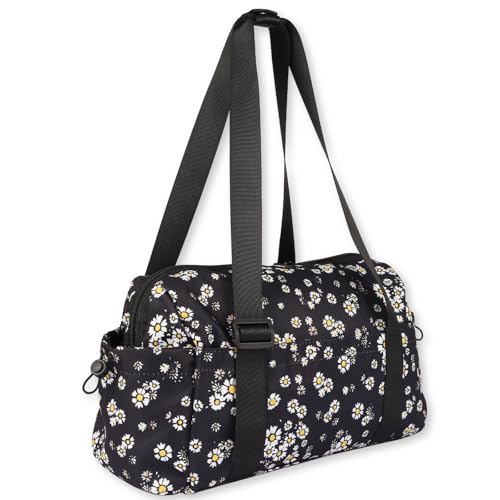 HUA ANGEL Sporttasche Klein Leicht Mini Turntasche Damen mit Nassfach Stoff Handtasche Stadt Mädchen mit Mehrere Taschen für Schwimmen Fitness Yoga Trainings Strand Tanzen von HUA ANGEL