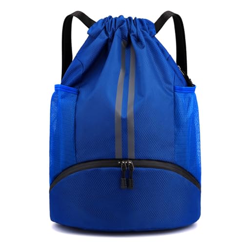 HUA ANGEL Wasserdicht Turnbeutel Kordelzug Rucksack Sporttasche Groß Rucksack Kordelzug Tagesrucksack mit Schuhfach für Damen Herren Alltag Outdoor Freizeit Yoga Schule Strand Schwimmen Wandern von HUA ANGEL