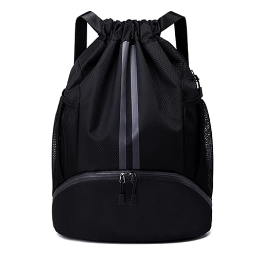 HUA ANGEL Wasserdicht Turnbeutel Kordelzug Rucksack Sporttasche Groß Rucksack Kordelzug Tagesrucksack mit Schuhfach für Damen Herren Alltag Outdoor Freizeit Yoga Schule Strand Schwimmen Wandern HUA ANGEL Wasserdicht Turnbeutel Kordelzug Rucksack Sporttasche Groß Rucksack Kordelzug Tagesrucksack mit Schuhfach für Damen Herren Alltag Outdoor Freizeit Yoga Schule Strand Schwimmen Wandern von HUA ANGEL