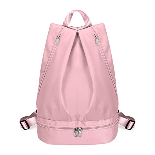 HUA ANGEL Wasserdichter Sportrucksack Damen Unisex Sporttasche Mit Nassfach Leichter Rucksack Mit GroßEm Schuhfach FüR Schwimmen Reisen Fitnessstudio Yoga von HUA ANGEL