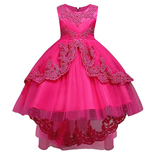 HUAANIUE Kind Baby Blumenmädchenkleid Hochzeits Festzug Kleid Maedchen Prinzessin Kleid von HUAANIUE