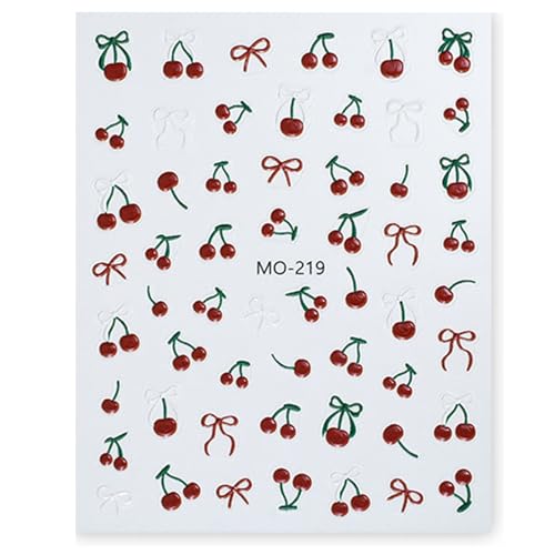 1 Blatt Niedliche Typ Aufkleber Selbstklebende Nägel Kunst Nägel Manikurieren Tipps Nageldekoration Für Frauen Mädchen Geschenk Obstkunst von HUAANYA