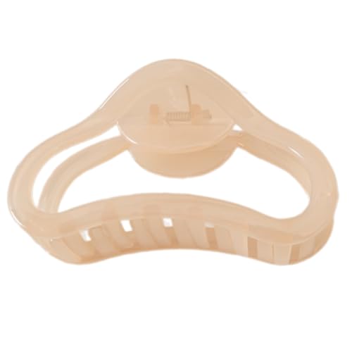 Große ausgehöhlte Haarklammer für weibliche Geleefarbe, starker Haarverschluss, rutschfester Pferdeschwanz-Halter, Frauen-Haarklammer von HUAANYA